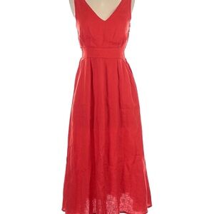 Cynthia Rowley Vibrant Red Midi Dress